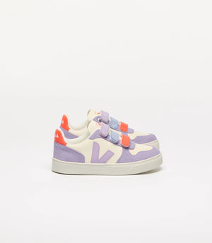 Veja Small V-10 Cuir | Noix de cajou Multico-Orchidée