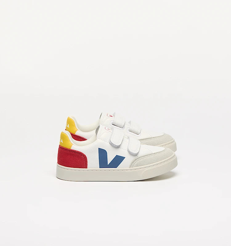 Veja Sneaker Small V-12 "Leather" | White Multico Pepper