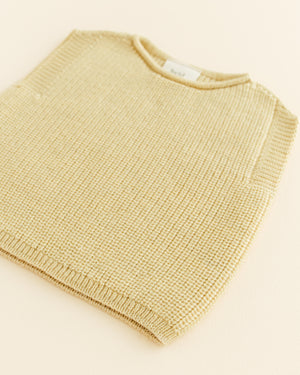 Gilet en maille bébé "Harvey" | Jaune clair
