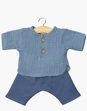 Minikane Gordis Puppenkleider-Set "Marien" Bleu