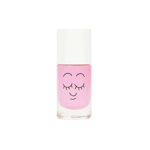 Dolly Neon Pink Kinder Nagellack – wasserbasierter, neonpinker Nagellack mit Perlmutt-Schimmer, vegan, cruelty-free und abwaschbar.