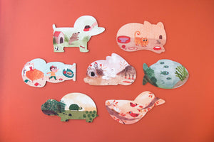 Londji Reversible Puzzle "I Love My Pets“